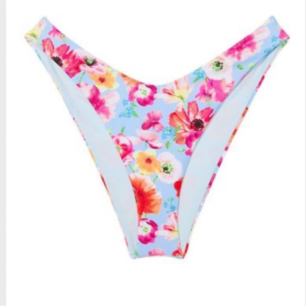 Floral Brazilian bottom swim